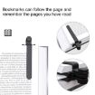 Black Silicone Magnetic Bookmark - Page Turning Reading Tool - 4