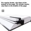 Gray Silicone Magnetic Bookmark - Page Turning Reading Tool - 3