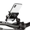 GUB PLUS21 Bike & Motorcycle Phone Holder 360 Rotating Mount Black - 3