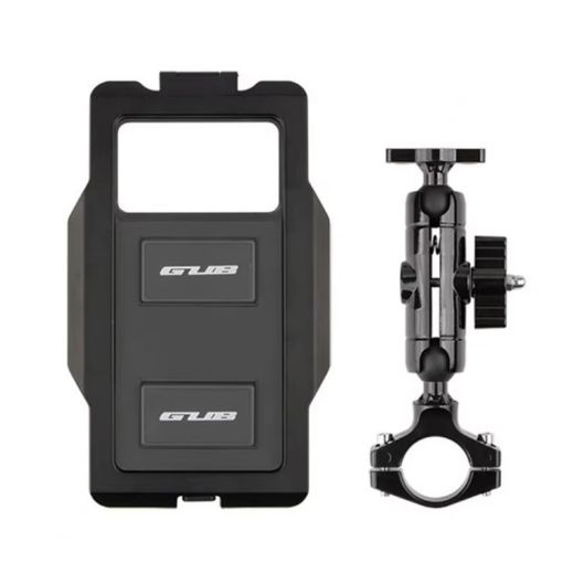 GUB PLUS17 Waterproof Bicycle/Motorcycle Phone Holder - Black - 1