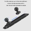 SUV Car Central Control Bracket Base Slider, Paste Rail Base - 4