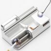 Automatic 3-In-1 Smart Cigarette Roller EU Plug Silver - 8.0/6.5/5.5mm - 2