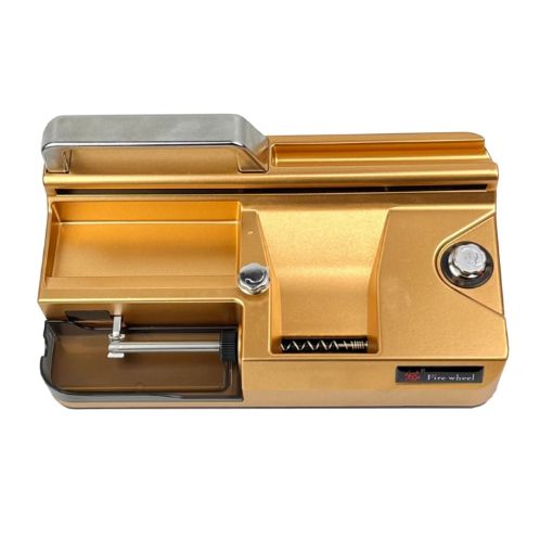 Automatic 3-In-1 Smart Cigarette Roller US Plug Gold - 8.0/6.5/5.5mm - 1