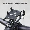 GUB G-95 Black Bicycle Mobile Phone Holder Handlebar Mount - 7