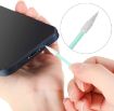 TYPE-C Metal Dust Plug Cleaning Kit for Mobile Phones - Black - 6