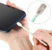 Rose Gold Metal Dust Plug Cleaning Kit for TYPE-C Mobile Phones - 7