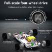1:43 Scale Mini 4WD Drifting RC Car - 4302 Blue M3, Remote Control - 3