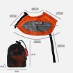 AOTU AT8917 Orange Reflective Hiking Snowproof Sandproof Shoe Covers - 4