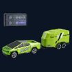 1:64 Mini Alloy Remote Control Car, Rechargeable Model, CO-5501E Green - 1