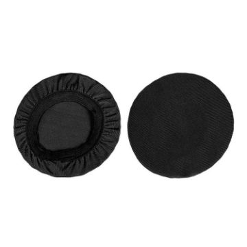 Universal Reusable Headset Dust Cover - 2pcs, Sweat-proof, Black, Size S - 1
