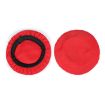 Universal Round Reusable Headset Dust Cover, 2pcs, Sweat-proof, S Red - 1