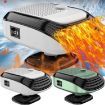12V Fast Heating Car Heater Glass Defogger - Dark Green - 2