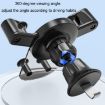 Black Transparent Gravity Bracket for Car Air Outlet Navigation - 7