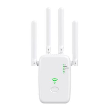 Urant U11 300Mbps WiFi Repeater 2.4G Signal Amplifier WPS EU Plug White - 1