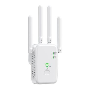 Urant U11 1200Mbps Dual Band WiFi Repeater with WPS, UK Plug, White - 1