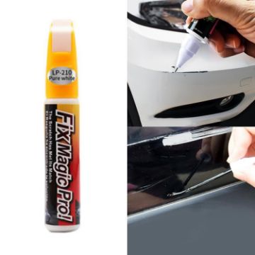 White Car Scratch Repair Liquid Paint Touch-Up Pen - Easy Fix Solution - 1