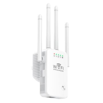 Urant U9 300Mbps WiFi Repeater 2.4G Signal Amplifier WPS EU Plug White - 1