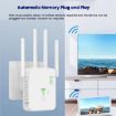 Urant U10 1200Mbps WiFi Repeater 2.4G/5.8G Signal Amplifier 4 Antenna EU Plug - 9