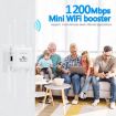 U18 1200Mbps WiFi Repeater 2.4G & 5G Signal Amplifier 8 Antenna US Plug - 6