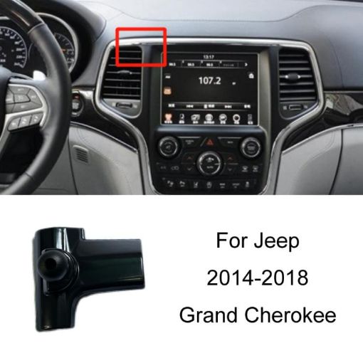 Jeep Grand Cherokee 14-18 Phone Navigation Bracket Base Left Drive - 1