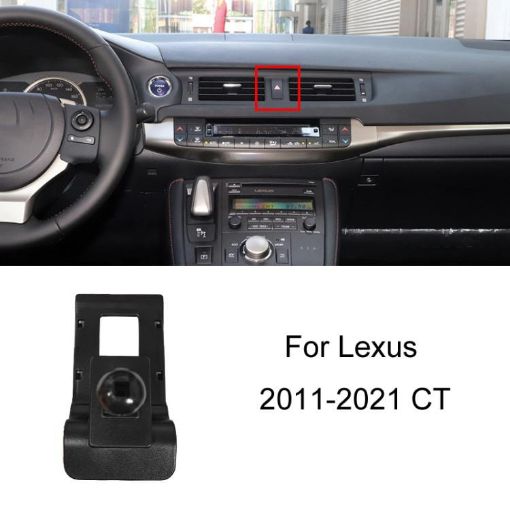 Lexus Car Mobile Phone Navigation Bracket Base 11-21 CT Left Driving - 1