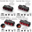 WEST BIKING Bicycle Night Riding Brake Taillight - Round Light Basic - 2