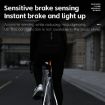 WEST BIKING Bicycle Night Riding Brake Taillight - Square Light Basic - 5