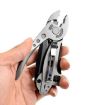 Portable Multifunctional Pliers Wrench Screwdriver Tool - Silver - 5