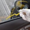 Car Film Scraper Seam Tape Tools 3pcs (Yellow) - Handling Kit - 3