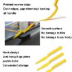Car Film Scraper Seam Tape Tools 3pcs (Yellow) - Handling Kit - 4
