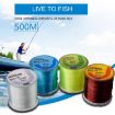 500m Fluorescent Yellow Nylon Fishing Line 0.14mm 1.72kg 0.8# - 2