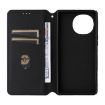 Sharp Aquos R10/R9 Blue Flip Leather Phone Case with Cubic Grid Texture - 3