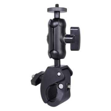 Universal Action Camera Handlebar Clamp, Small 15.5cm, Black - 1