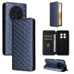 Ulefone Note 15 Blue Flip Leather Phone Case with Cubic Grid Texture - 1