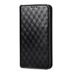Ulefone Note 19 Flip Leather Phone Case - Black Cubic Grid Texture - 2