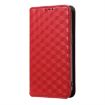 Ulefone Note 19 Red Flip Leather Phone Case with Cubic Grid Texture - 2