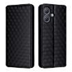 Ulefone Note 21 Black Flip Leather Phone Case with Cubic Grid Texture - 2