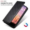 Ulefone Note 21 Black Flip Leather Phone Case with Cubic Grid Texture - 5