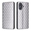 Ulefone Note 21 Silver Flip Leather Phone Case with Cubic Grid Texture - 2