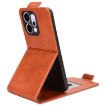 OPPO Reno14 Pro Global Magnetic Flip Leather Case with Buckle - Brown - 4