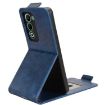 OPPO A5 5G/4G Magnetic Flip Leather Phone Case with Buckle - Blue - 4