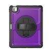 iPad Pro 13 2024 Purple Honeycomb Hand Grip Turntable Stand Case - 2