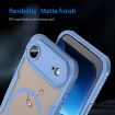 iPhone 17 Air Armor Glaze MagSafe Case - Blue, Magnetic Protection - 9