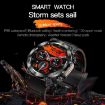 AK61 BT Call Smart Watch - Blood Pressure/Heart Rate/Sports Tracker (Black) - 5