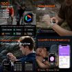 AK80 BT Call Smart Watch - Blood Oxygen/Pressure/Heart Rate Monitor, Black - 8