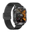 AK80 BT Call Smart Watch - Blood Oxygen/Pressure/Heart Rate Monitor, Black - 2