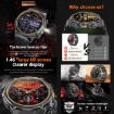 AK81 Silver Steel Smart Watch, BT Call, Blood Pressure/Heart Rate Monitor - 5