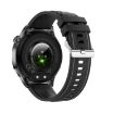 AK83 Smart Watch, BT Call, Blood Pressure/Heart Rate Monitor, Black Silicone - 4