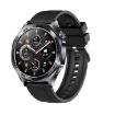 AK83 Smart Watch, BT Call, Blood Pressure/Heart Rate Monitor, Black Silicone - 1