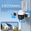 QX155 6MP Triple Camera WiFi with Humanoid Detection - UK Plug - 4